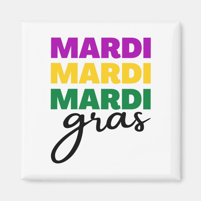 Imán Mardi Gras (Frente)