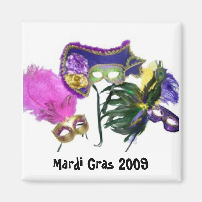 Imán Mardi Gras 2009 Magnets (Frente)