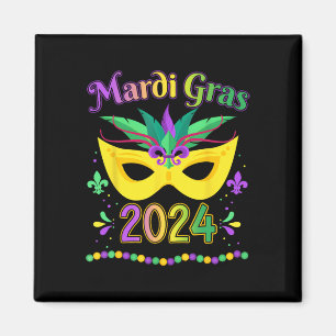 Imán Mardi Gras 2024 Jester Set Niños Chicas Hombres