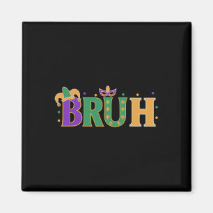 Imán Mardi Gras Bruh Shirt Boys Mardi Gras Niños Adoles