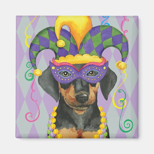 Imán Mardi Gras Dobe (Frente)