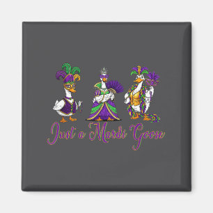 Imán Mardi Gras Ganso Regalo 2026 Camiseta Divertida Ho