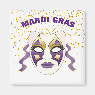 Imán Mardi Gras Magnet