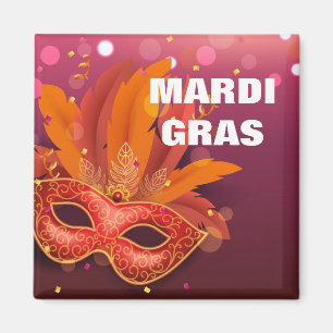 Imán Mardi Gras Magnet