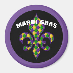 Imán Mardi Gras Magnet