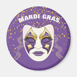 Imán Mardi Gras Magnet