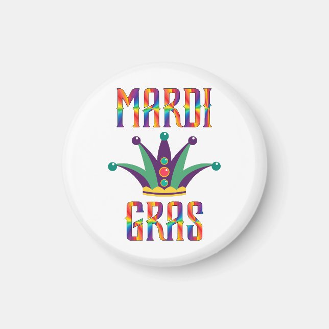 Imán Mardi Gras Magnet (Frente)