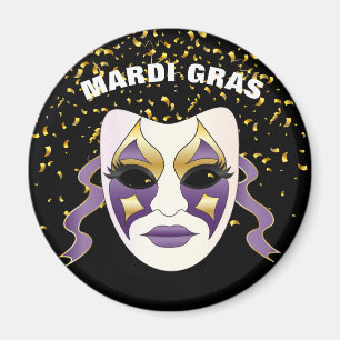 Imán Mardi Gras Magnet