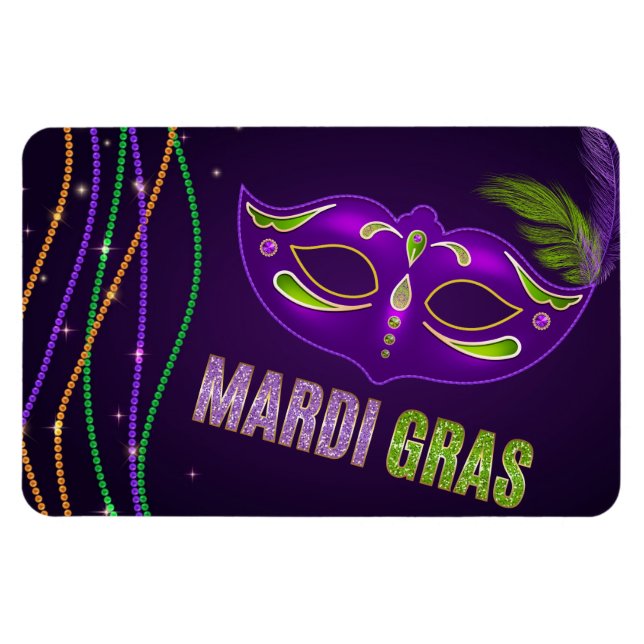 Imán Mardi Gras Magnet (Horizontal)
