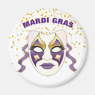 Imán Mardi Gras Magnet