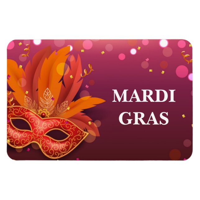 Imán Mardi Gras Magnet (Horizontal)