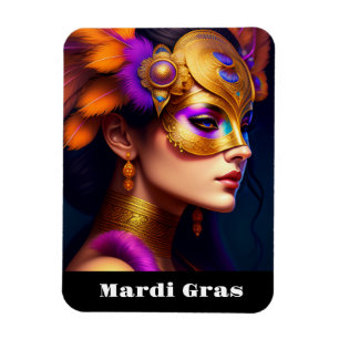 Imán Mardi Gras Magnet