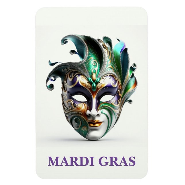 Imán Mardi Gras Magnet (Vertical)