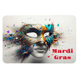 Imán Mardi Gras Magnet