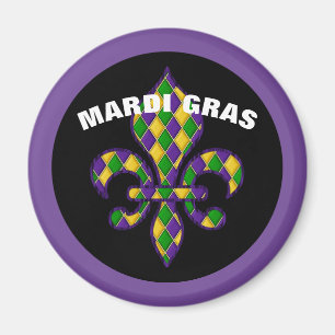 Imán Mardi Gras Magnet