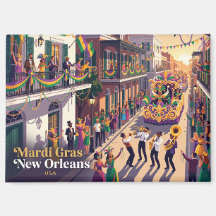 Imán Mardi Gras Nueva Orleans, EE. UU.