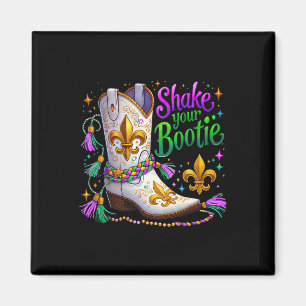 Imán Mardi Gras sacude tu Bootie Boot Carnival Pa