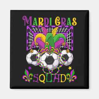 Imán Mardi Gras Squad Soccer Equipment Player Team Funn