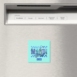 Imán Mardi Graw Blue Magnet