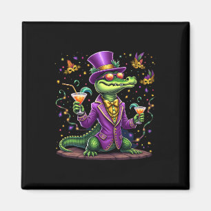 Imán Mardigator Mardi Gras Alligator Costume Hombres Mu