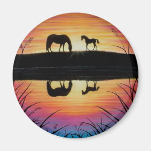 Imán Mare y Foal Sunrise