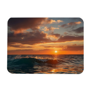 Imán Marea de sol hermosa
