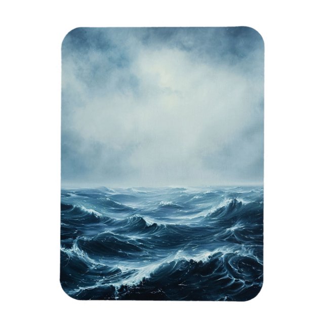 Imán Mares duros Olas oceánicas flexibles (Vertical)