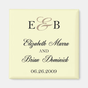 Imán marfil de Elizabeth y de brian