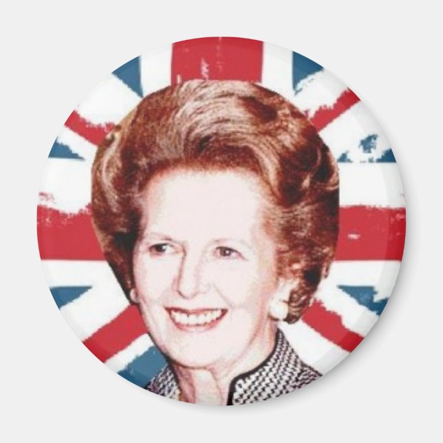 IMÁN MARGARET THATCHER UNION JACK (Frente)