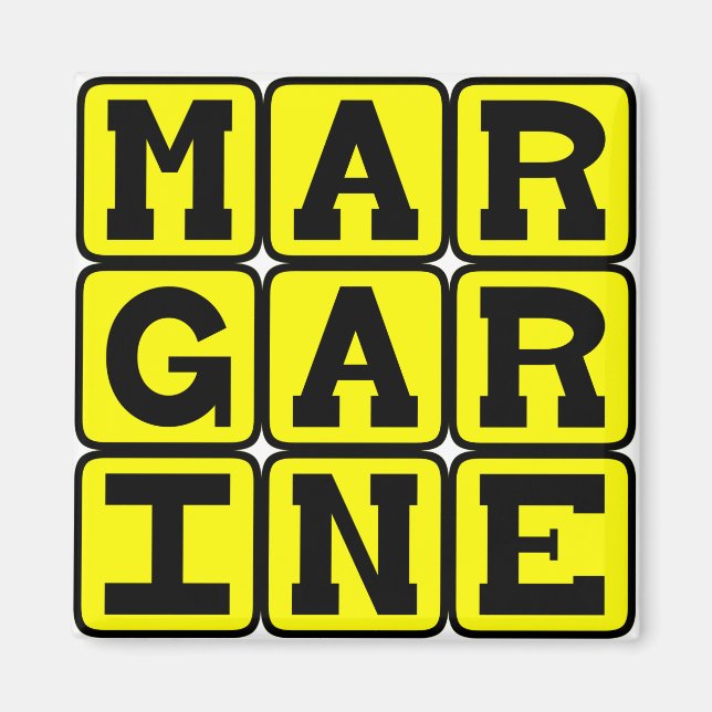 Imán Margarina, esparcimiento de carnicería (Frente)