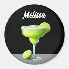 Imán Margarita Mama Personalizado Round Magnet