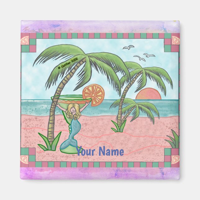 Imán Margarita Mermaid (Frente)