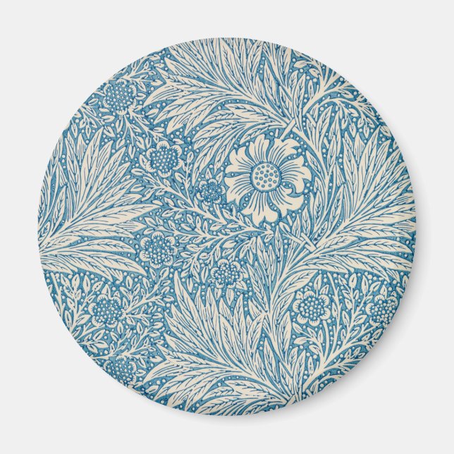 Imán Margaritas Azules (por William Morris) (Frente)