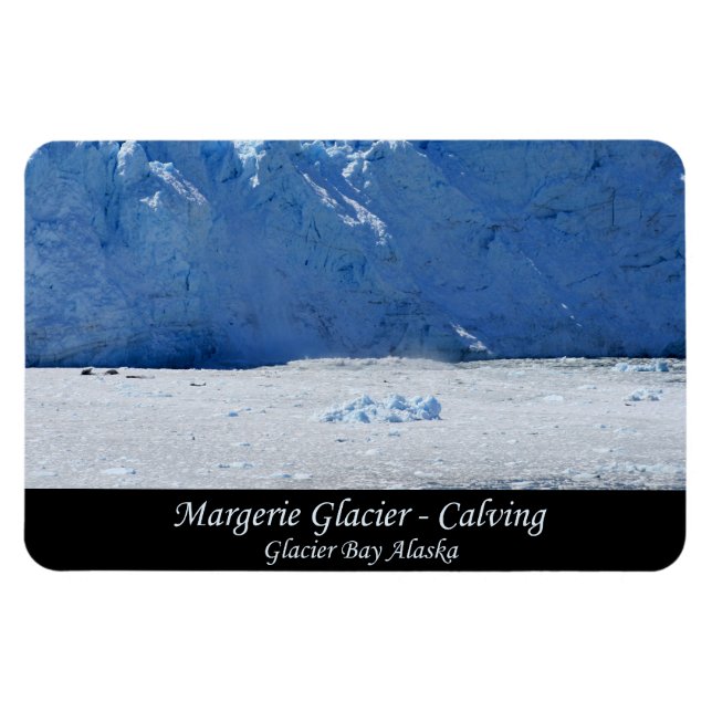 Imán Margerie Glacier Calving/Glacier Bay Alaska (Horizontal)