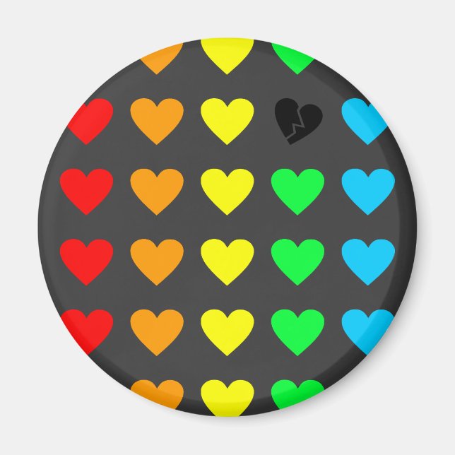 Imán marginado de amor (Frente)