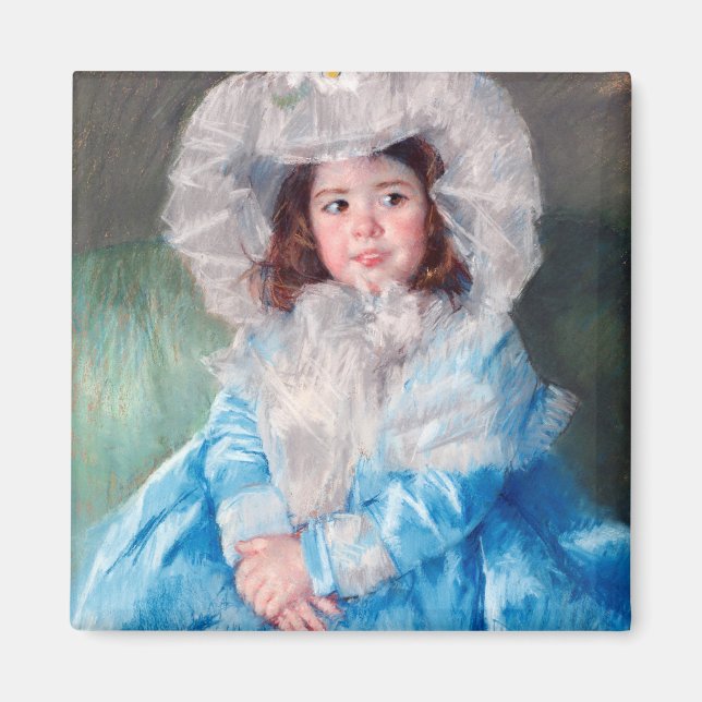 Imán Margot in Blue, Mary Cassatt (Frente)