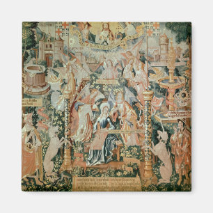Imán Maria en el templo, escenas a partir de la vida