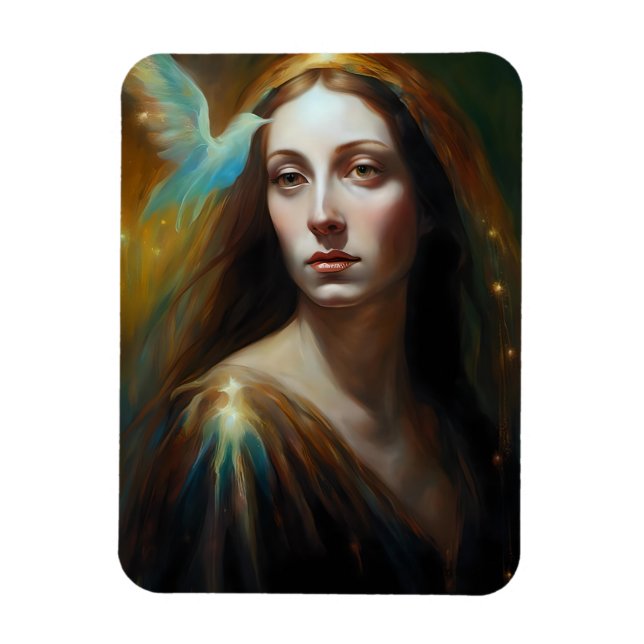 Imán María Magdalena y un ave preciosa Todas las Ocasio (Vertical)