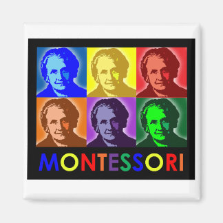 Imán Maria Montessori Pop-Art Magnet