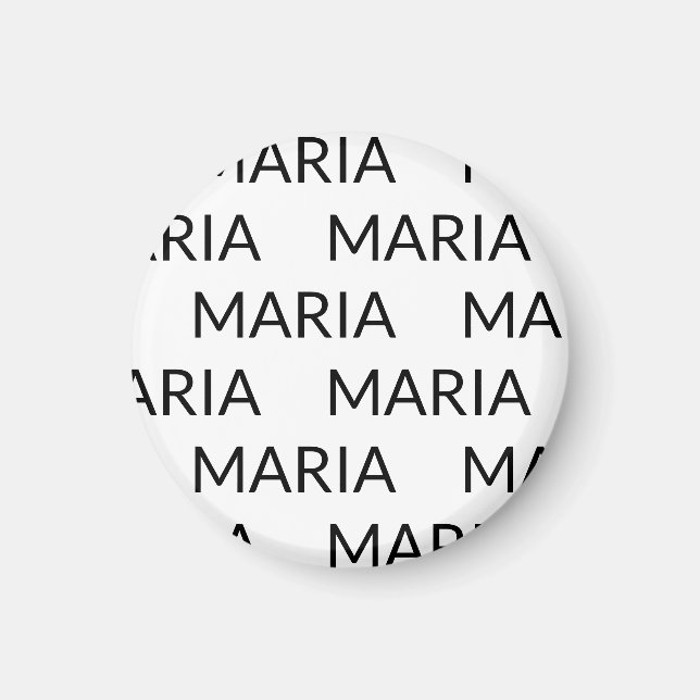 Imán MARIA nombre Magnet (Frente)
