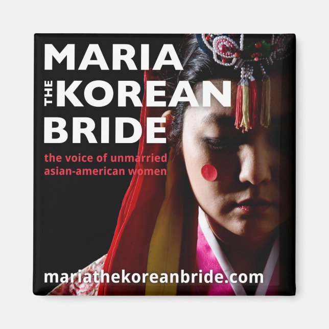 Imán Maria The Korean Bride Magnet (Frente)