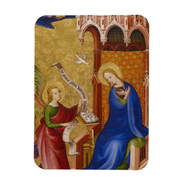 Imán María y Ángel de la Anunciación (Vertical)