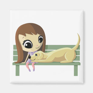 Imán Maria y cuscurrón el perro