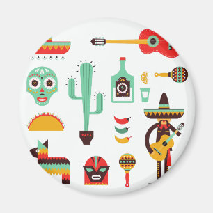 Imán mariachi mexicana