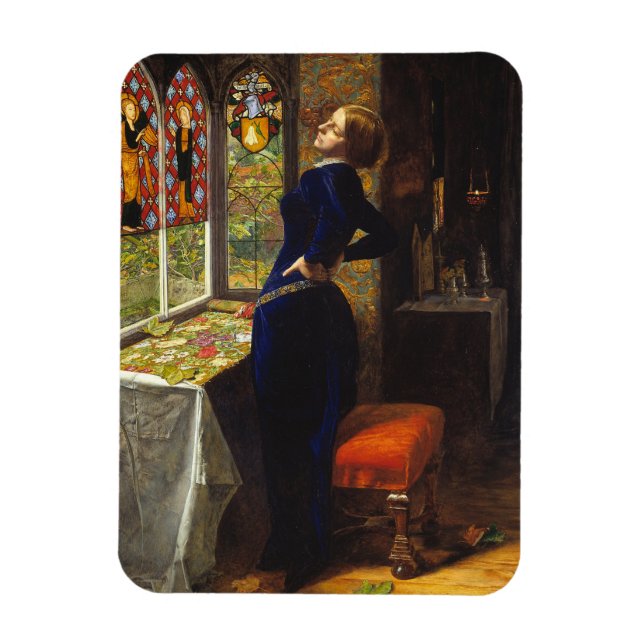 Imán Mariana en la naranja moada John Everett Millais (Vertical)