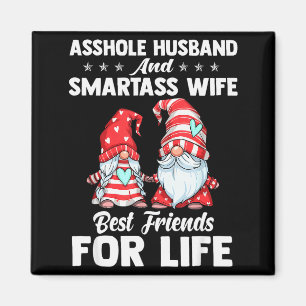 Imán Marido Agujero y Esposa Inteligente Mejores Amigos