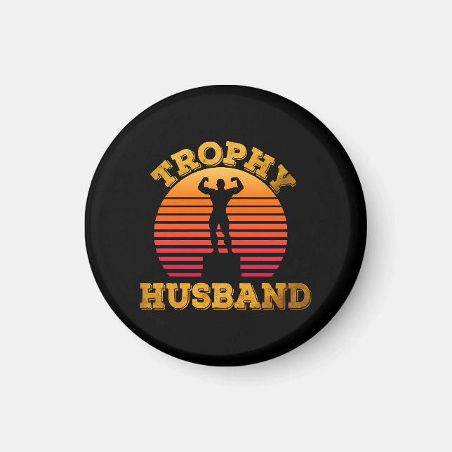 Imán Marido Trofeo (Frente)
