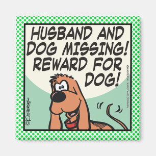Imán Marido y perro