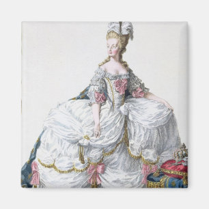 Imán Marie Antoinette (1752-93) de "Receuil des Estam"