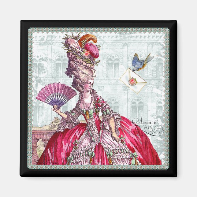 Imán Marie Antoinette & Bluebird (Frente)